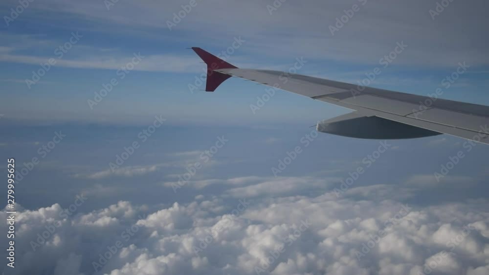 Airliner flying above the clouds Airliner flying above the clouds