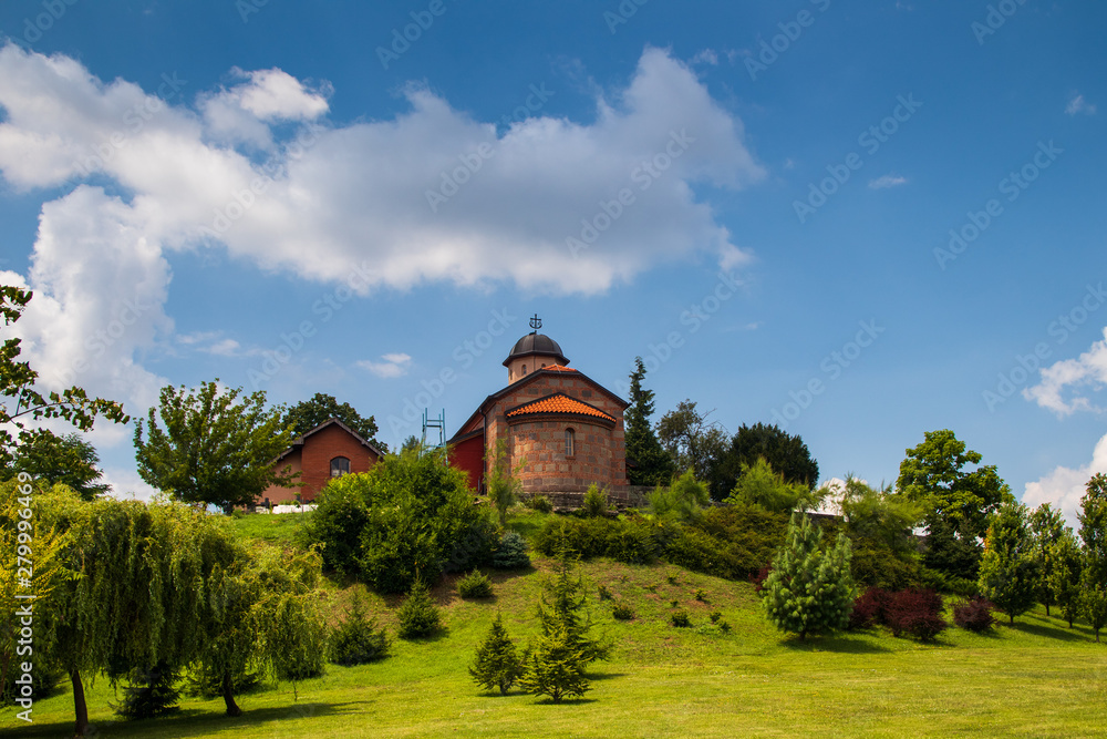 Medieval monastery Zica in Serbia built in 13th century