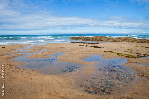 Summerleaze beach, Bude, mid Summer, mid morning