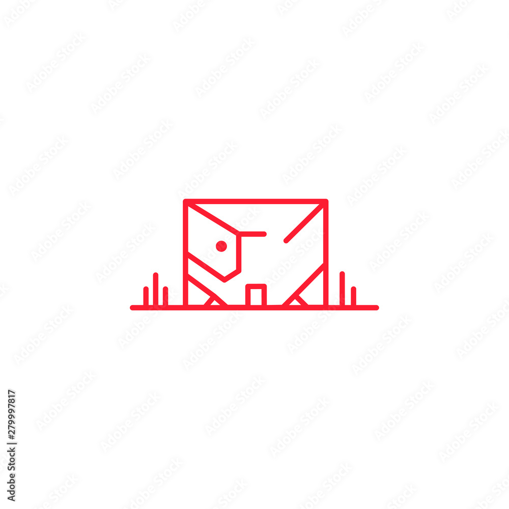 Bull, cow icon - vector illustration Bull, cow icon - vector illustration