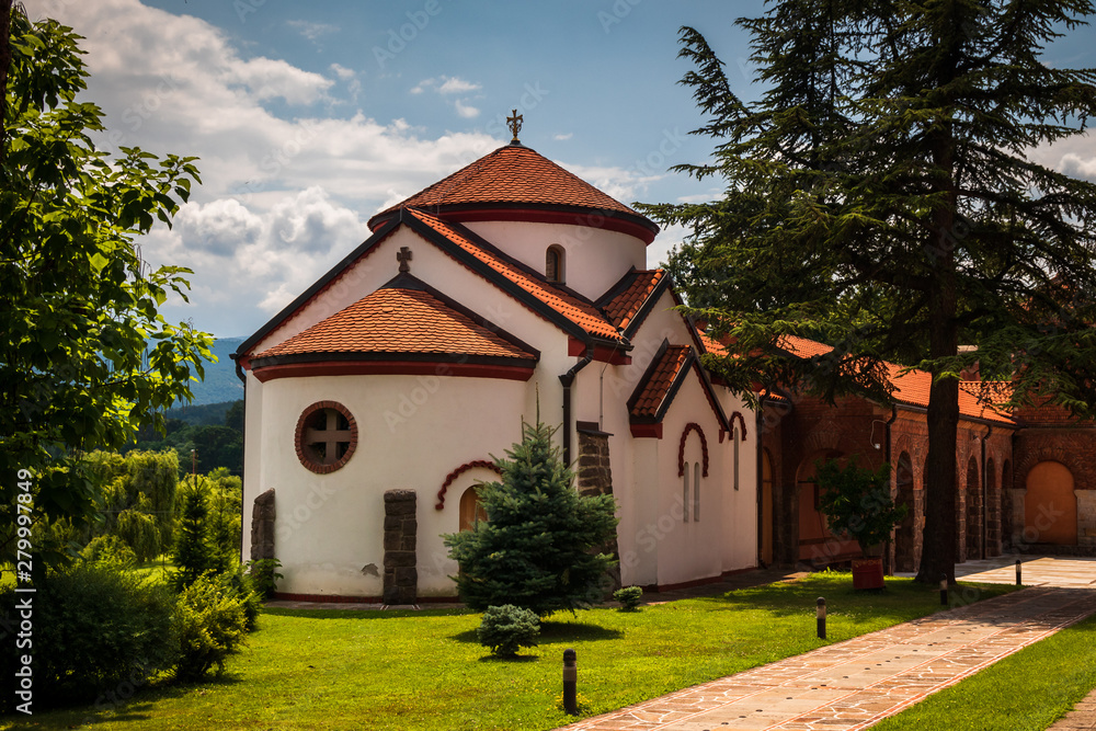 Medieval monastery Zica in Serbia built in 13th century Medieval monastery Zica in Serbia built in 13th century