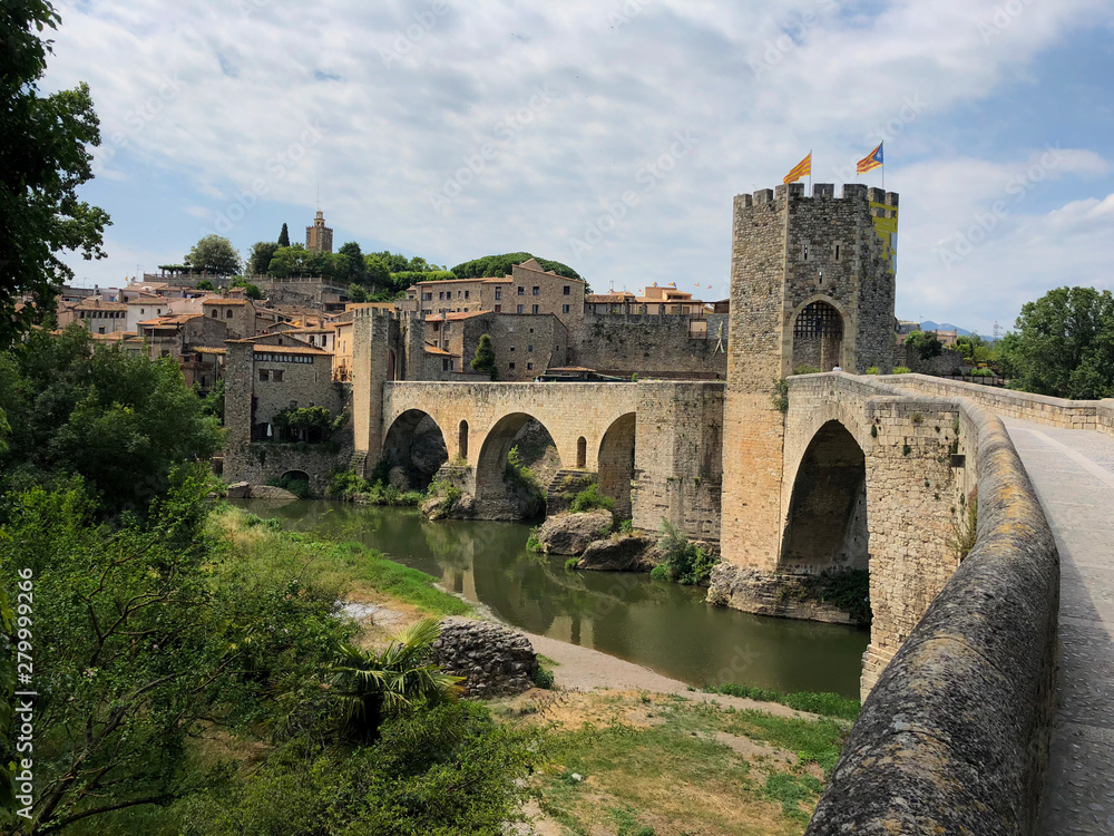 Besalu is a medieval village in Girona province in Spain