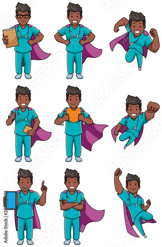 Super Nurse Indian Male Set