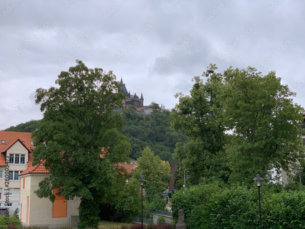 Blick auf das Wernigeröder Schloss