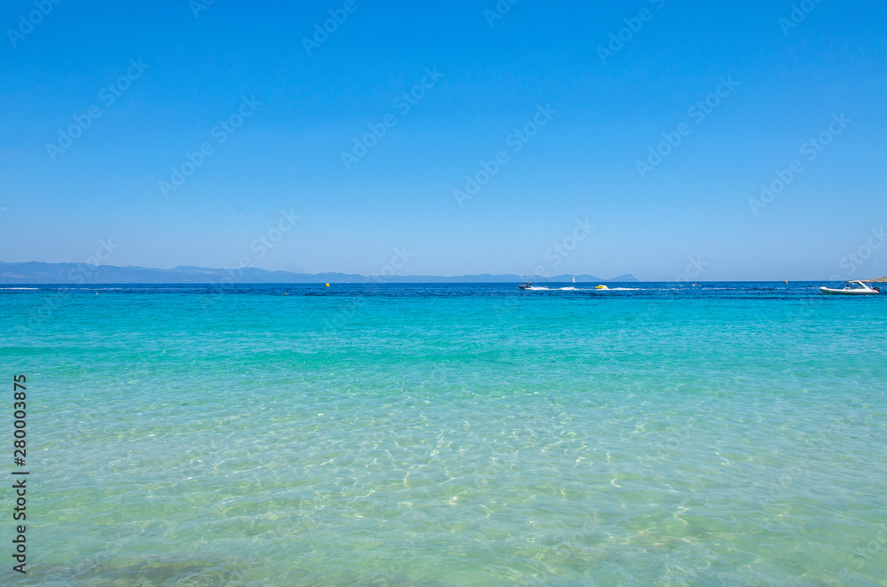 Turquoise sea - Seascape background, Aegean Coast – Greece