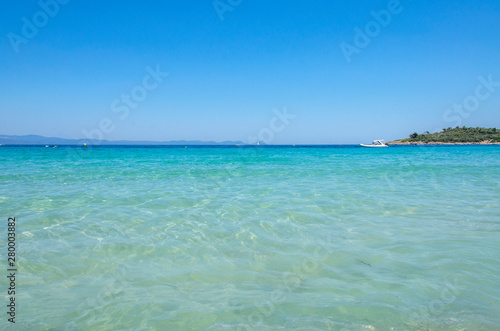 Turquoise sea, Aegean Coast – Greece - Seascape background