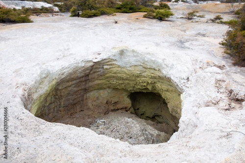 geothermal activity at Rotorua in New Zealand