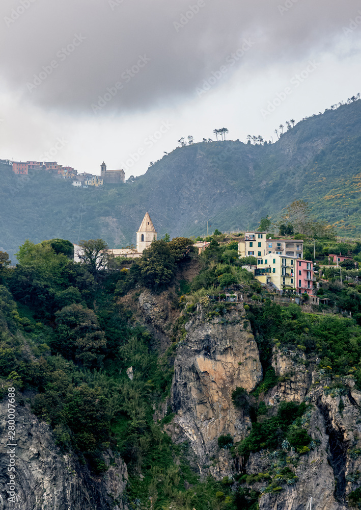 Fototapeta premium Corniglia, Cinque Terre, UNESCO World Heritage Site, Liguria, Italy