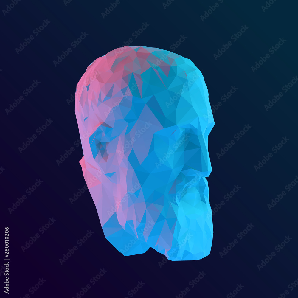 Ταπετσαρία Holographic Zeno, Founder of Stoicism on Isolated Background