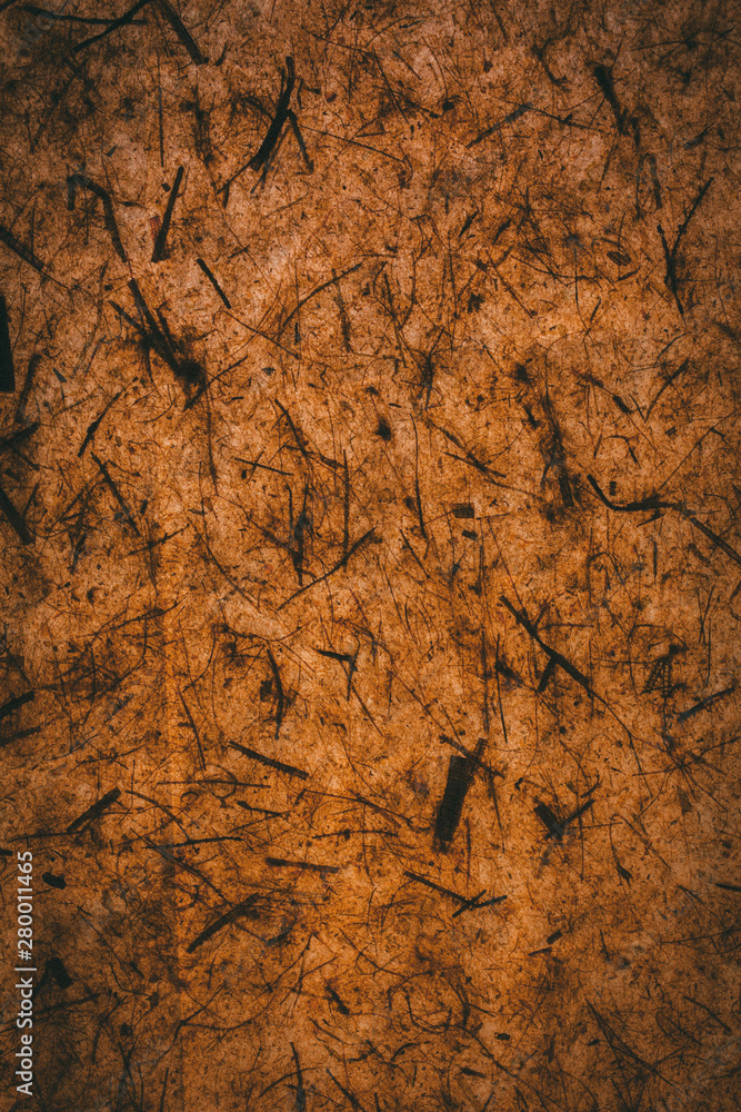Dark brown background. Grunge textured paper for design. 