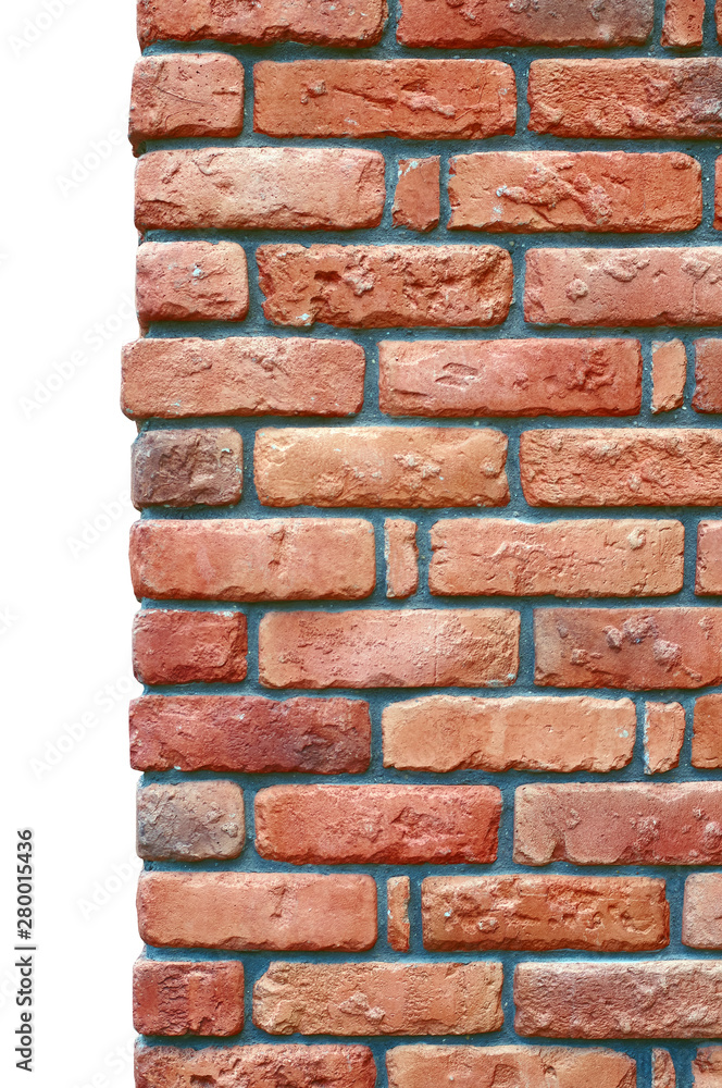 Obraz premium brick wall corner edge