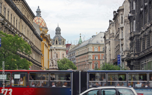 Hungary traffic Budapest