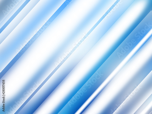 Abstract blue background with light diagonal lines. Speed motion design. Dynamic sport texture. Technology stream illustration