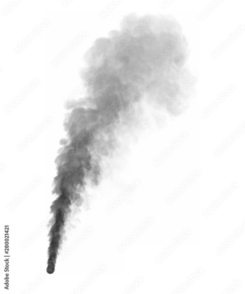 3D illustration of visionary heavy smoke isolated on white background 3D illustration of visionary heavy smoke isolated on white background