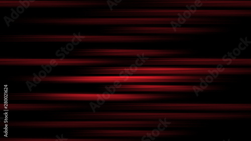 Abstract of many thin horizontal stripes, in red, black, and dark for decoration and background with themes of parallelism and variation.