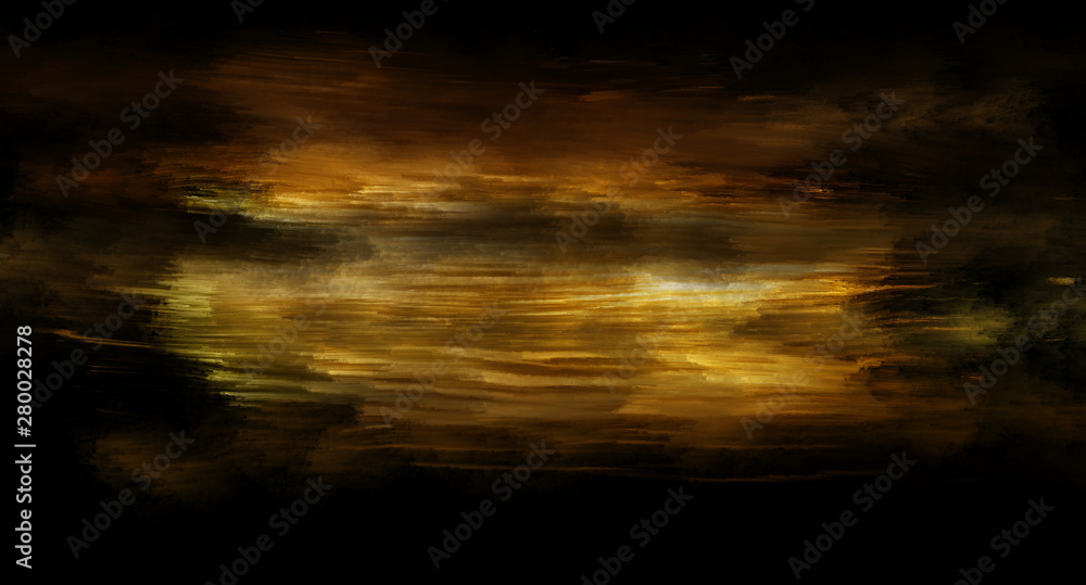 Abstract with dark grunge background watercolour on black background for paper design