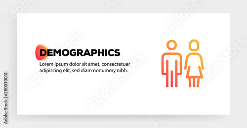 DEMOGRAPHICS ICON CONCEPT