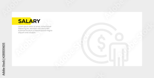 SALARY BANNER CONCEPT