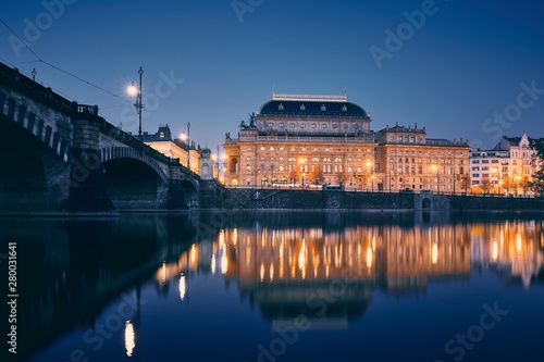 Photography City reflection in river