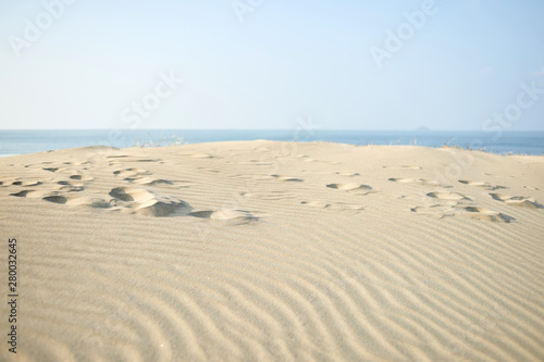 Sindu-ri Coastal Sand Hills in Taean-gun  South Korea.