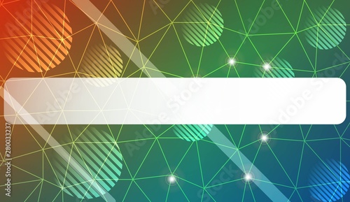 Modern geometrical abstract background with triangles, line, circle, space for text elements Template for wallpaper, interior design, decoration, scrapbooking page. Vector illustration.