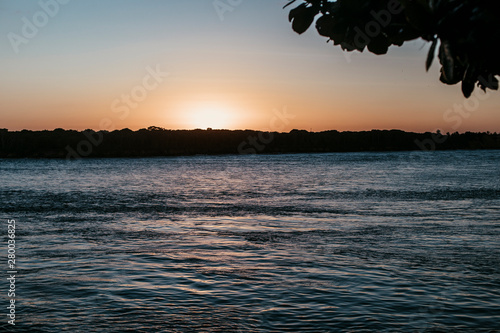 sunset in beach