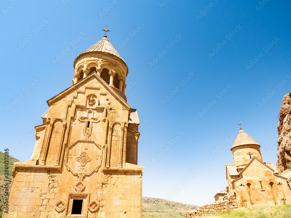 Churches of famous Noravank monastery in Armenia