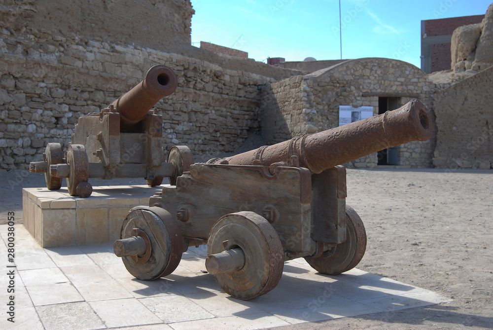 The 16th century fort at El Quseir in Egypt