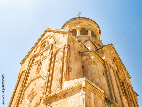 Beautiful Surb Astvatsatsin church of Noravank monastery in Armenia photo