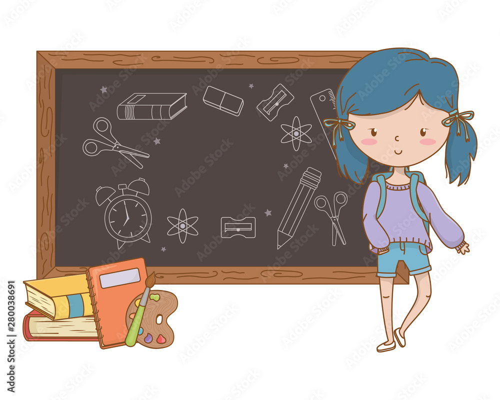 Teenager girl cartoon design vector illustrator Teenager girl cartoon design vector illustrator