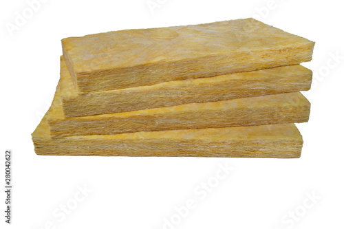 Mineral wool, glasswool and rockwool pile of panels long side 
