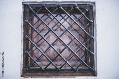 window with lattice