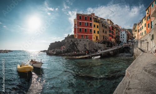 Riomaggiore town in Cinque ...