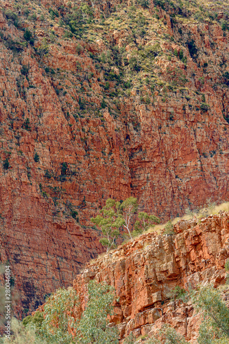 Colourful rock formations at West MacDonnell National Park, Northern Territory, Australia