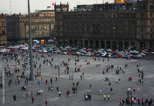 Plaza Zocalo, Mexico-city.