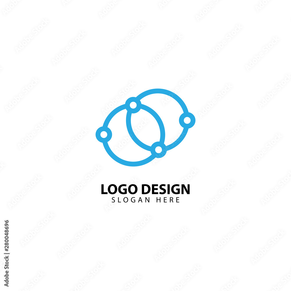 Digital Technology Logo Design Icon Digital Technology Logo Design Icon