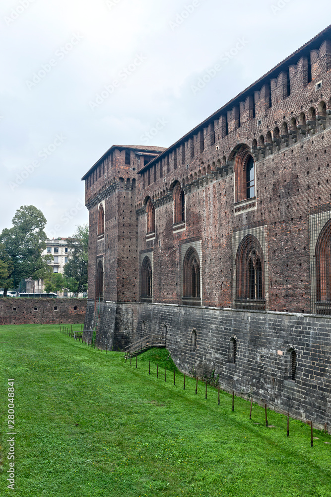Fototapeta premium Sforza castle in Milan