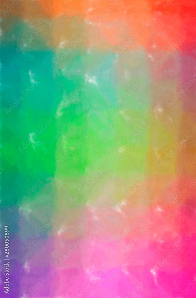 Abstract illustration of green, pink, red Watercolor Wash background