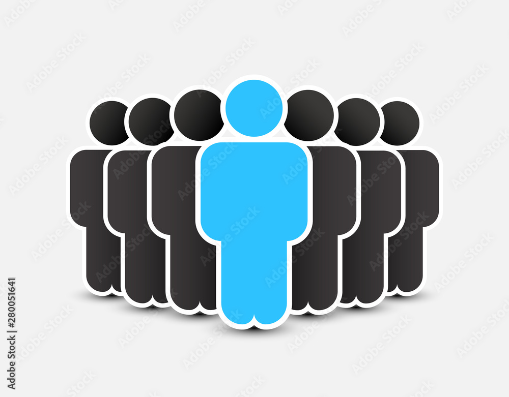 People icon in trendy flat style. Persons symbol for your infographics website design, logo. Crowd signs. Team or user group concept. Isolated on white background. People icon in trendy flat style. Persons symbol for your infographics website design, logo. Crowd signs. Team or user group concept. Isolated on white background.
