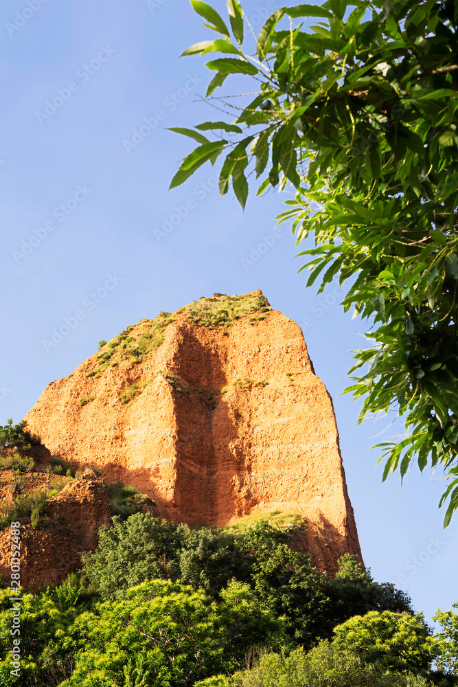 Obraz premium Las medulas antique roman gold mine , Unesco World Heritage Site , Leon, Spain