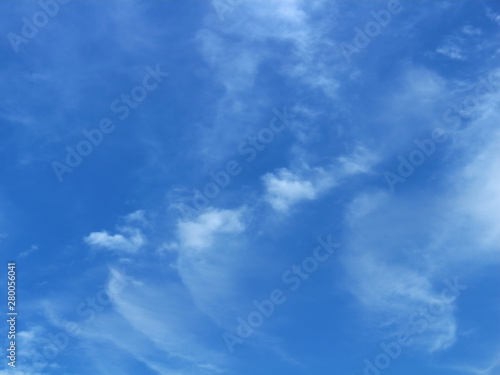 bright sky background with clouds