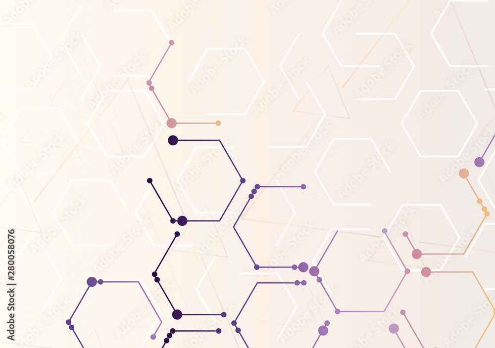 futuristic background of the scientific hexagonal pattern futuristic background of the scientific hexagonal pattern