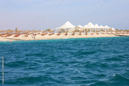 Abu Dhabi, Sir Bani Yas island. Sea beach