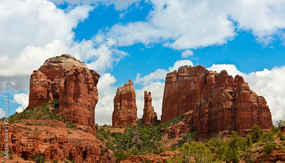 A View of Sedona's Famous Cathedral Rock, AZ, USA