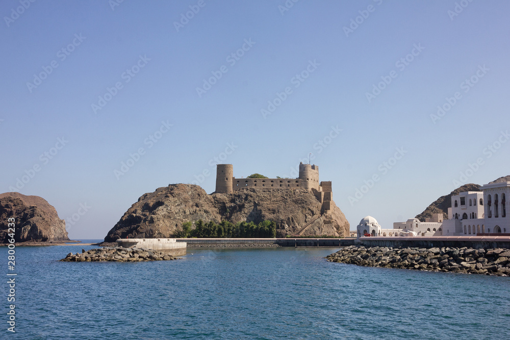 Ancient fortress in Muscat, Oman
