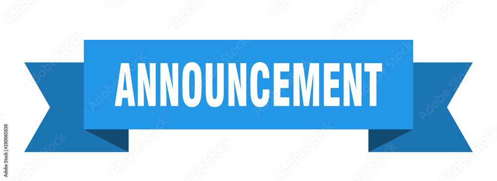 announcement announcement