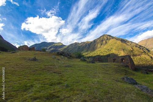 Inca ruins in Peru.