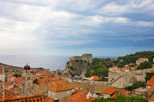 Dubrovnik, Croatia. Ancient city panorama.