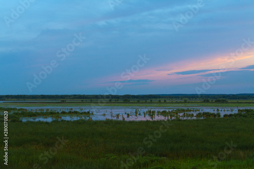 Sunrise at Dixon Waterfowl Refuge