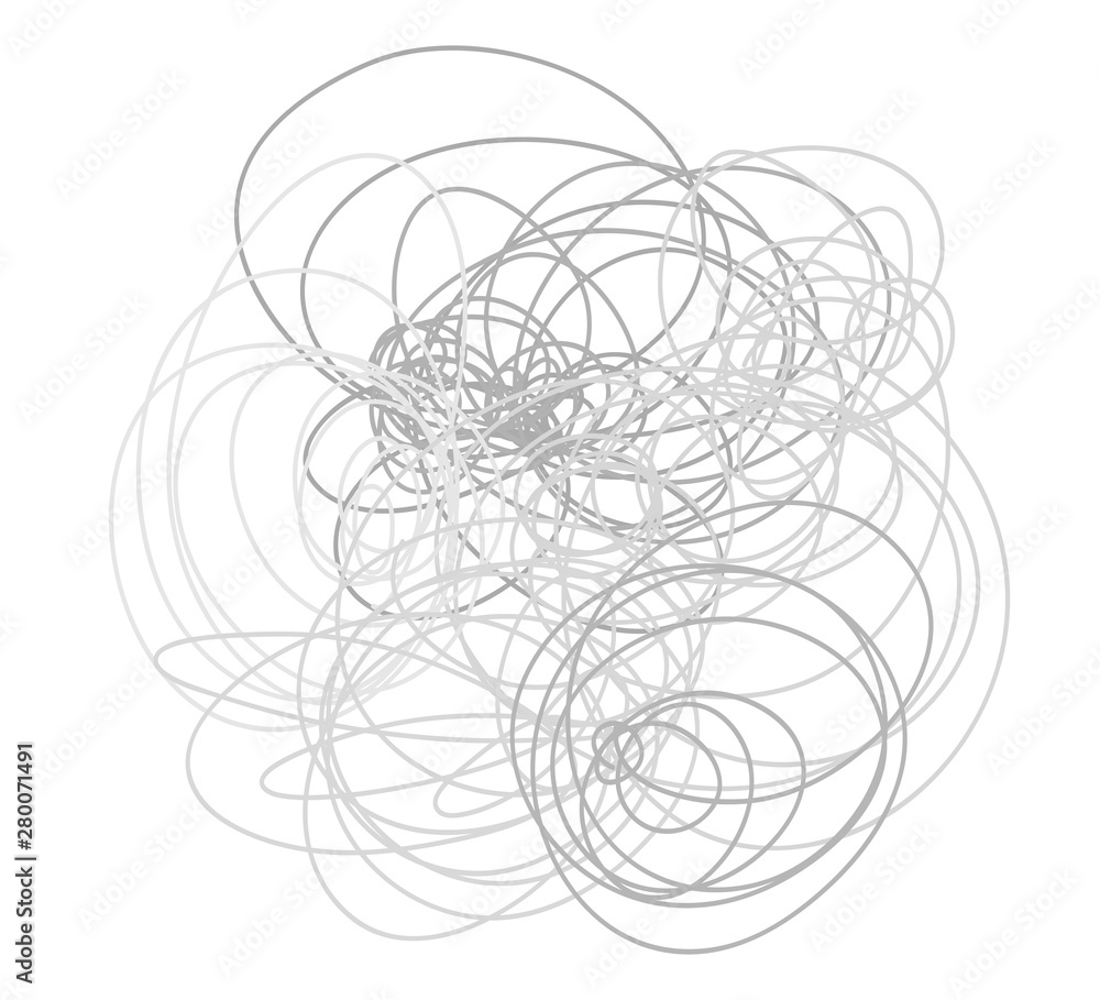 Monochrome chaotic pattern on white. Tangled texture with lines. Hand drawn dinamic scrawls. Background with lines and waves. Print for your design Monochrome chaotic pattern on white. Tangled texture with lines. Hand drawn dinamic scrawls. Background with lines and waves. Print for your design